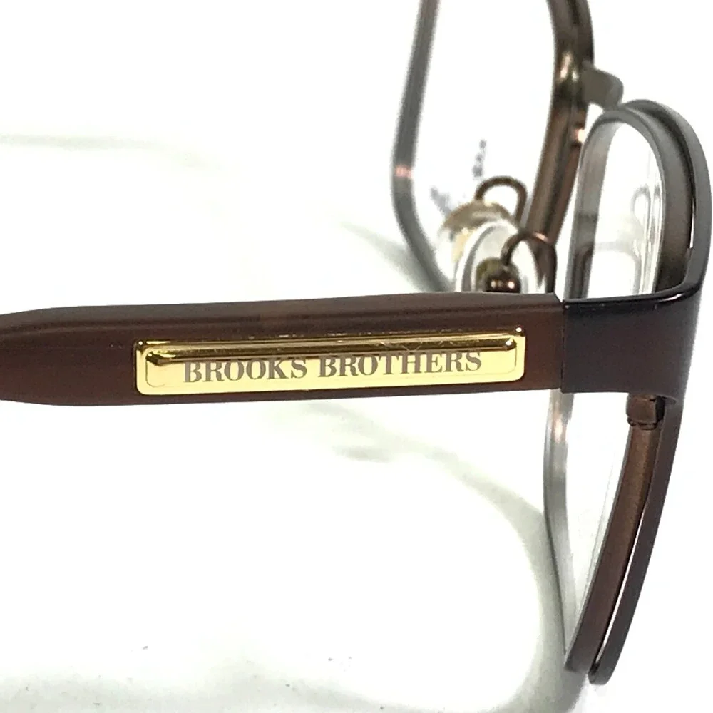 Brooks Brothers Eyeglasses Frames BB1031 1664 Brown Rectangular 53-17-140